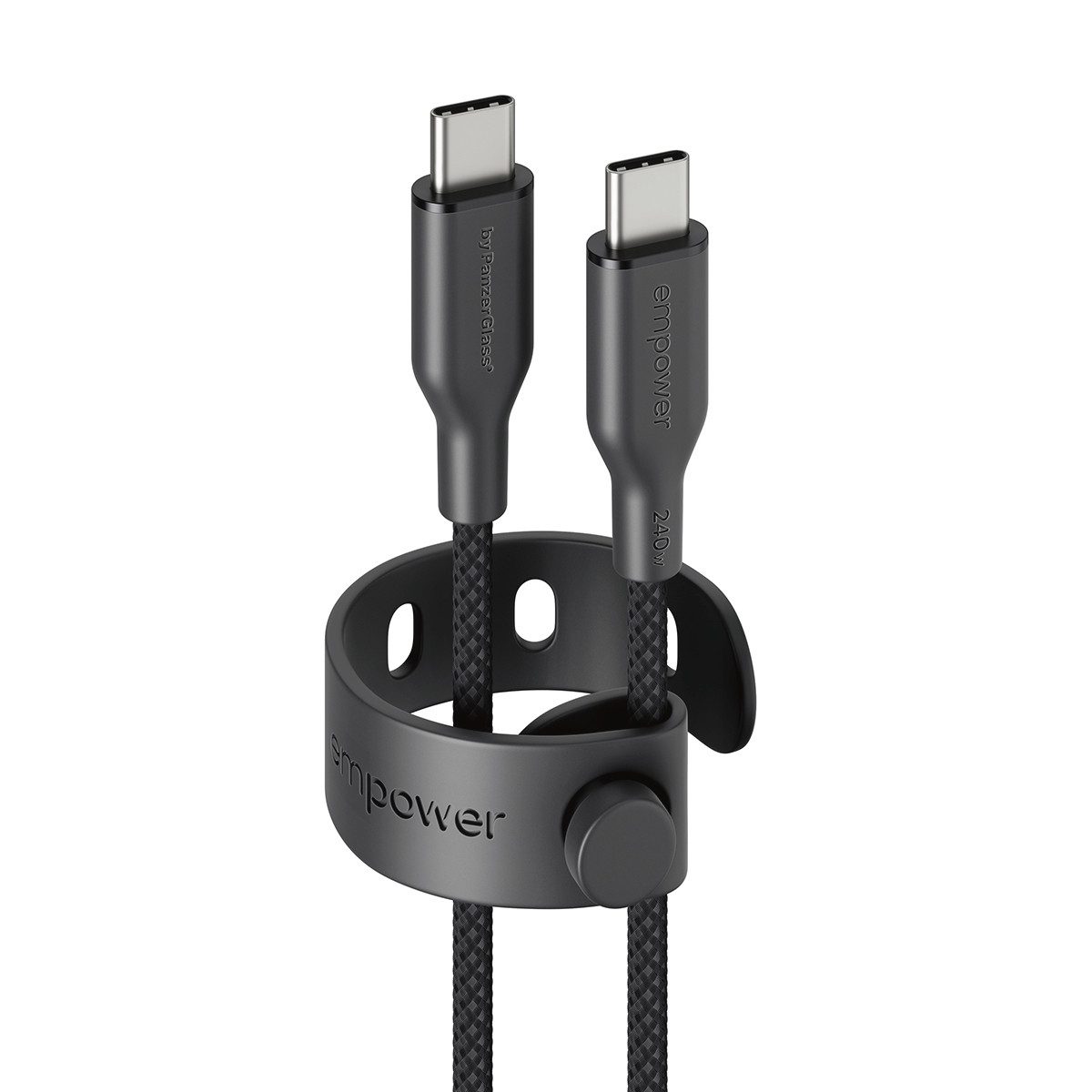 empower by PanzerGlass Racing 240W USB-C zu USB-C Kabel USB 2.0 2 m USB-Kabel, USB-C, (200 cm)