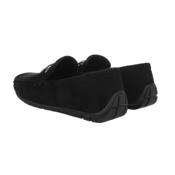 Ital-Design Herren Mokassins Freizeit Slipper (86018918) Flach Slipper in Schwarz