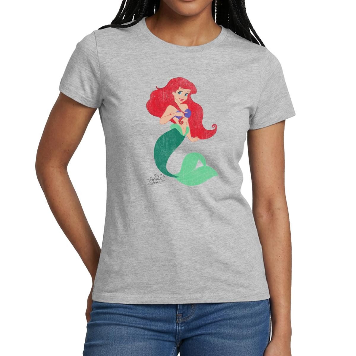 Spreadshirt T-Shirt Arielle Vintage Look Frauen T-Shirt (1-tlg)