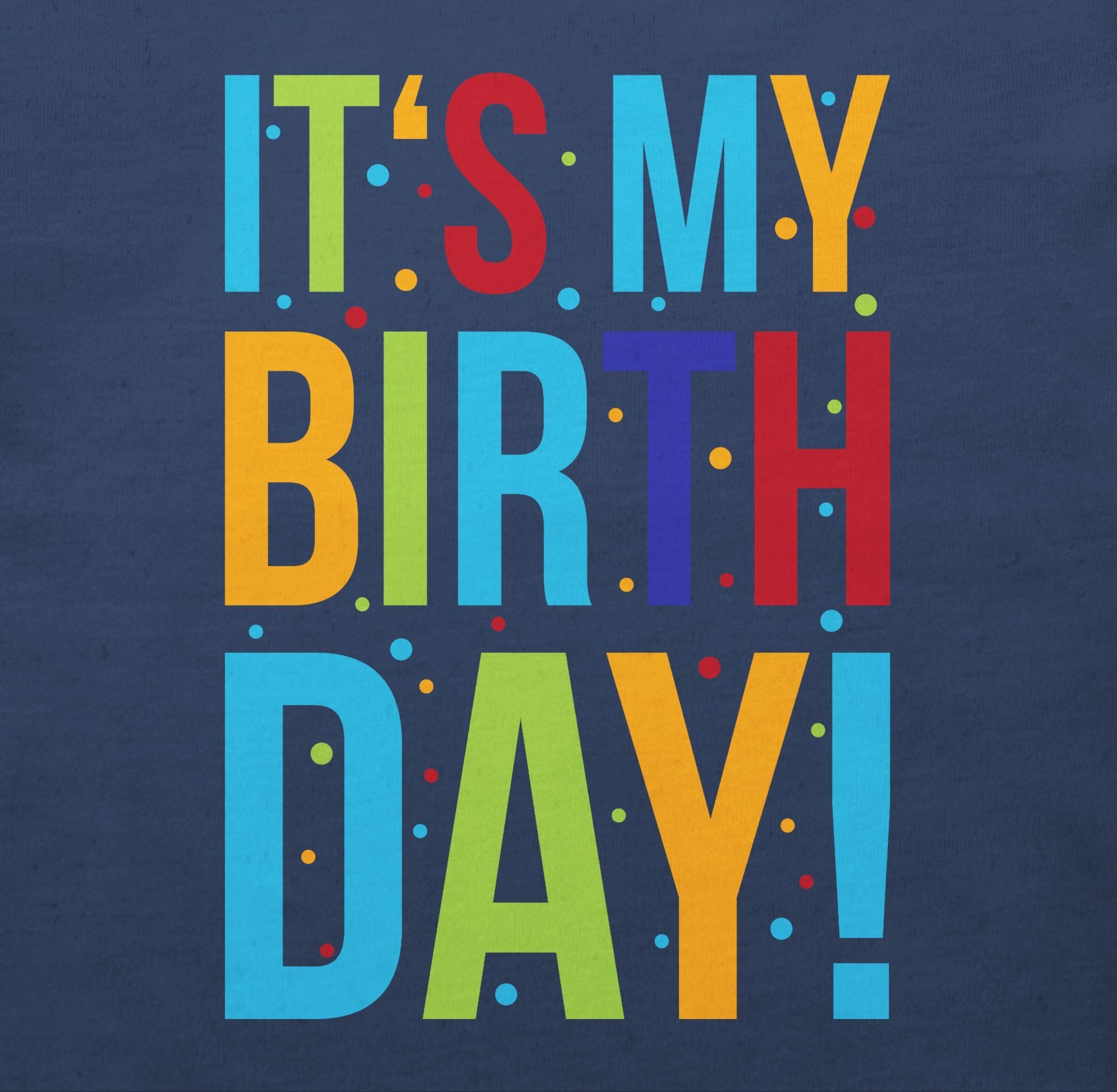 Shirtracer T-Shirt It's my Birthday! Baby Blau Geburtstag Geschenk Navy 2