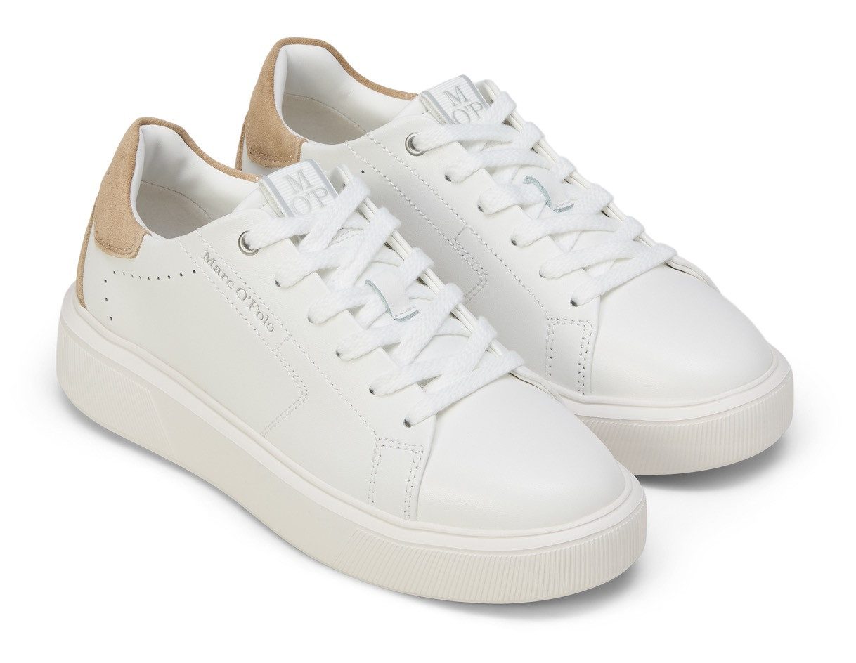 Marc O'Polo Kaira Plateausneaker Schnürschuh, Halbschuh, Freizeitsneaker mit Memory Foam