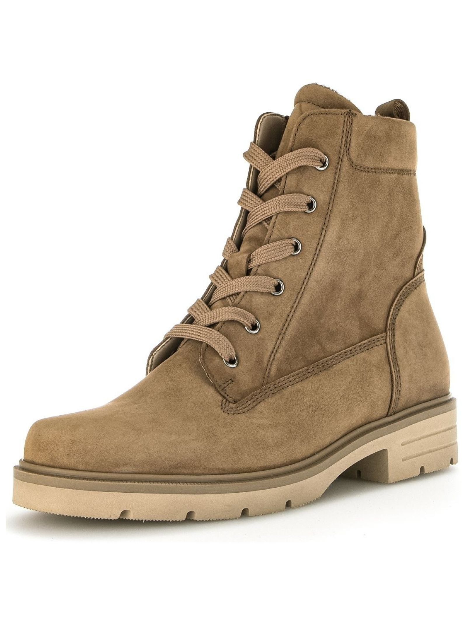 Gabor Stiefelette Nubukleder Schnürstiefelette