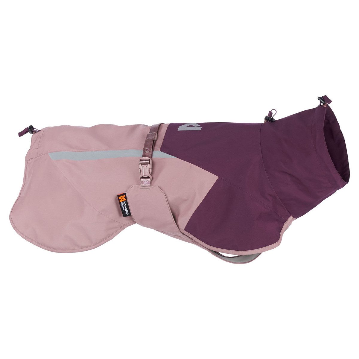 Non-stop dogwear Hunderegenmantel Regenmantel Fjord raincoat 2.0 purple