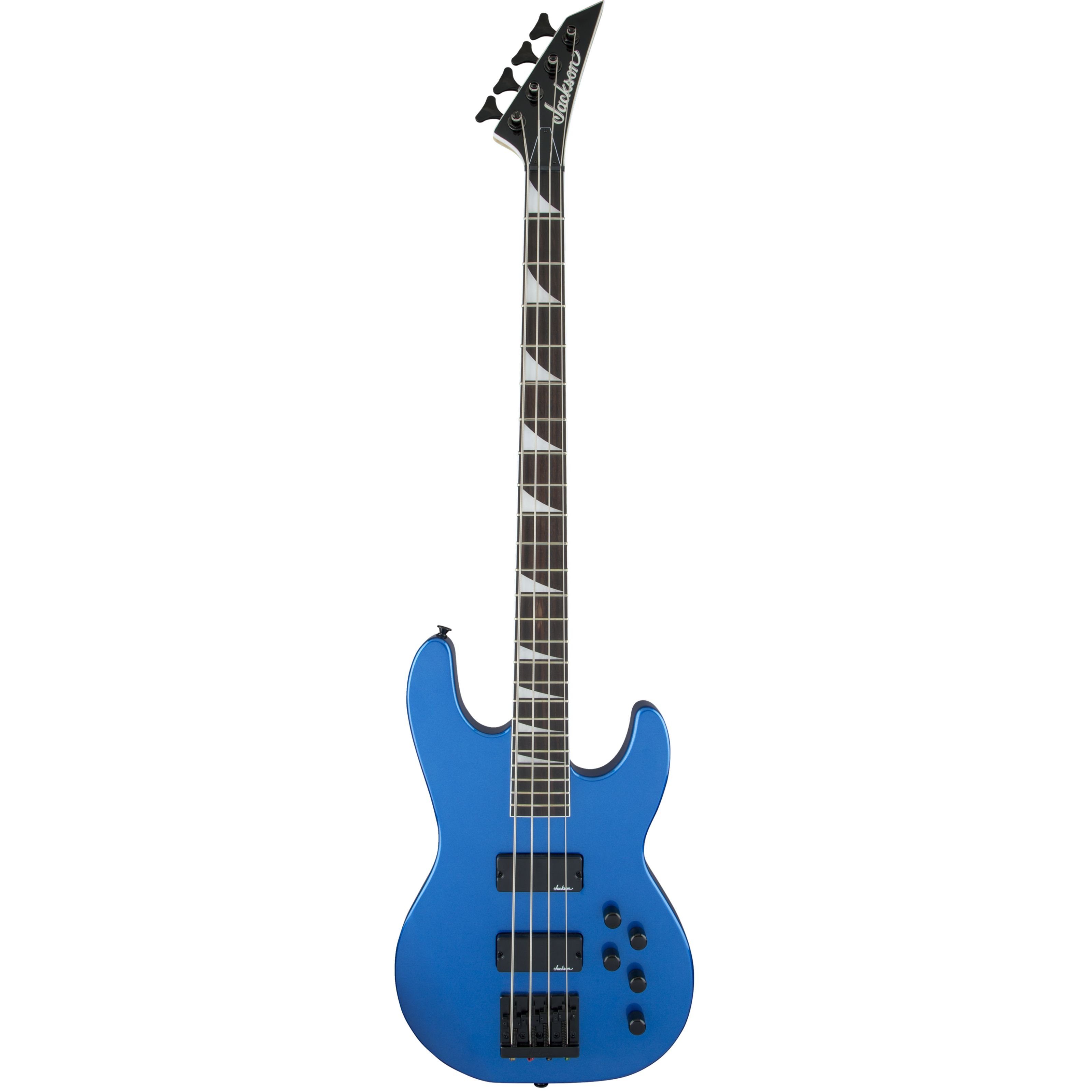 E-Bass Spielzeug-Musikinstrument, Jackson Series - Concert Bass Blue AM JS3 JS Metallic