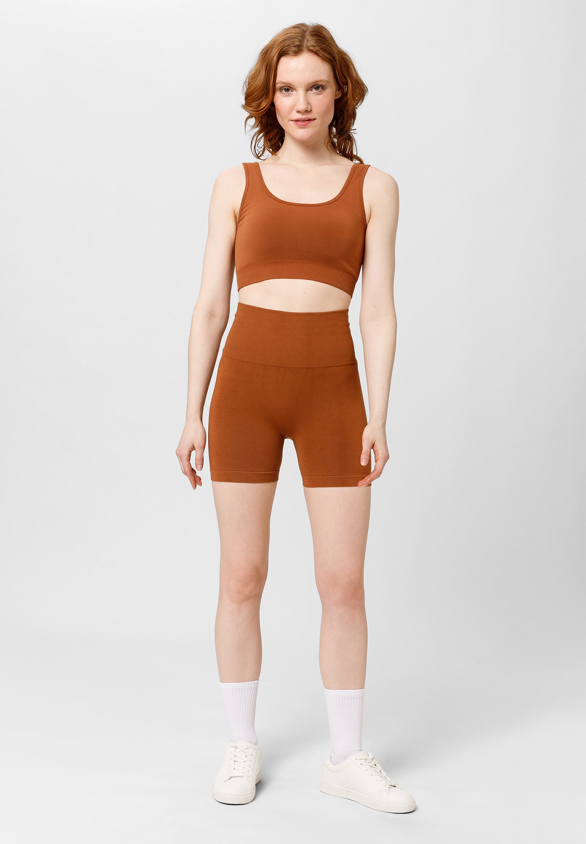 Les Lunes Shorts SYNC Short Leggings Seamless Seamless Hotpants mit breitem Bund