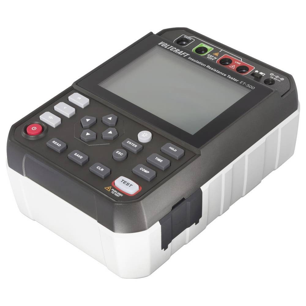 VOLTCRAFT Multimeter ET-500 Isolationsmessgerät 250 V, 500 V, 1000 V, 2500 V, 5000 V 5.0 TΩ