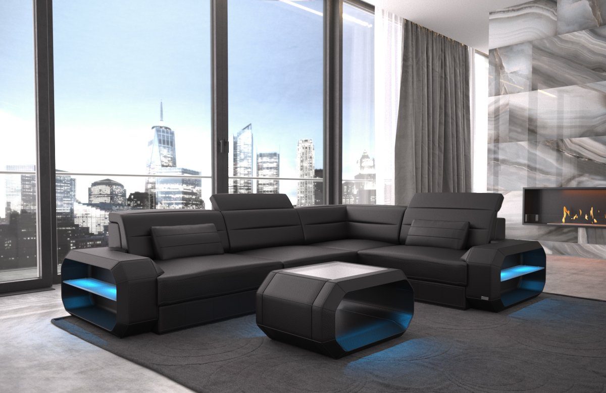 Sofa Dreams Ecksofa Sofa Leder Ledercouch günstig online kaufen