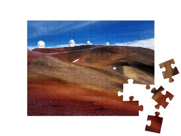 puzzleYOU Puzzle Observatorien auf dem Gipfel des Mauna Kea Berges, 48 Puzzleteile, puzzleYOU-Kollektionen
