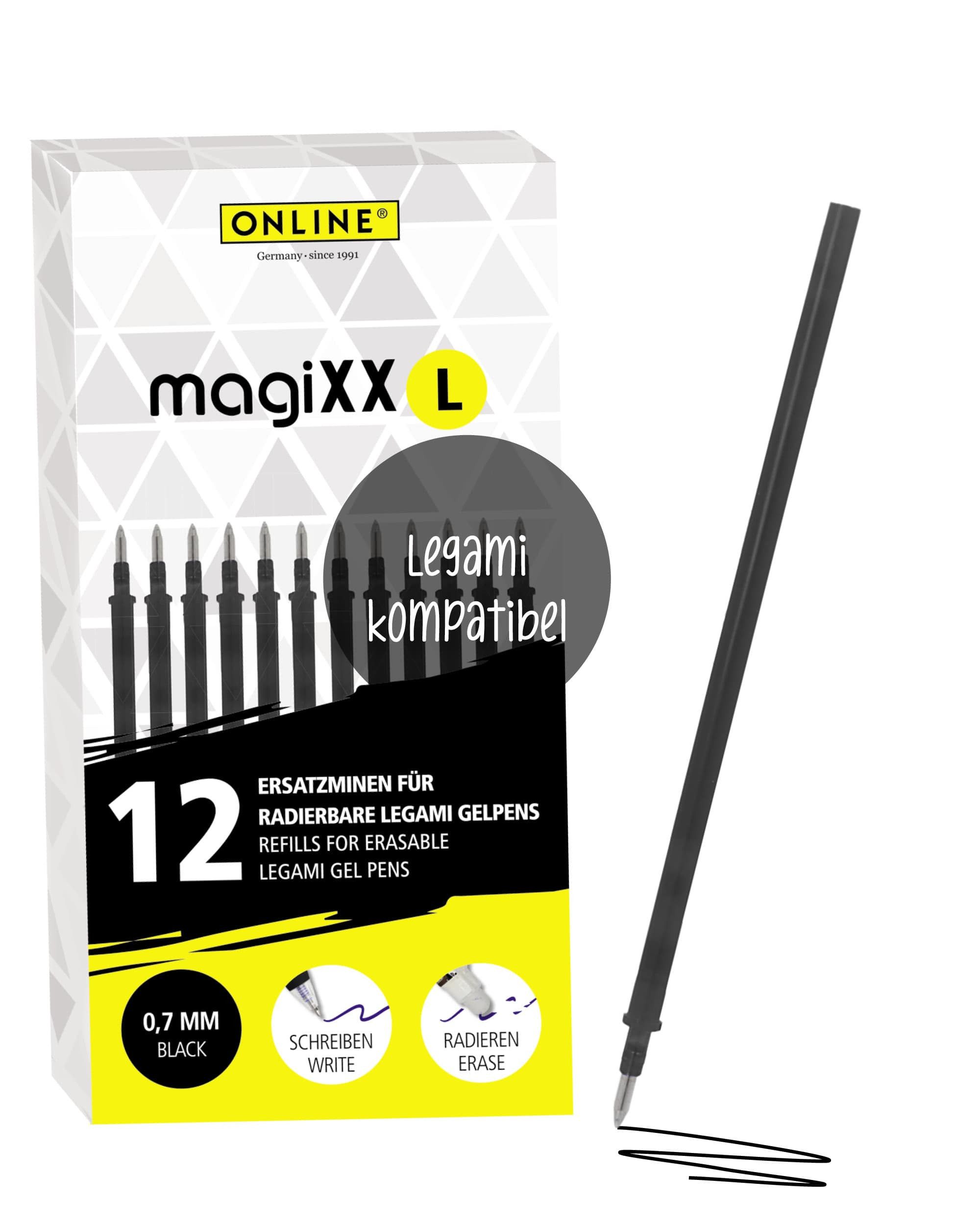 Online Pen Ersatzmine Radierbare Gelminen kompatibel mit Legami, Nachfüll-Minen kompatibel mit Legami