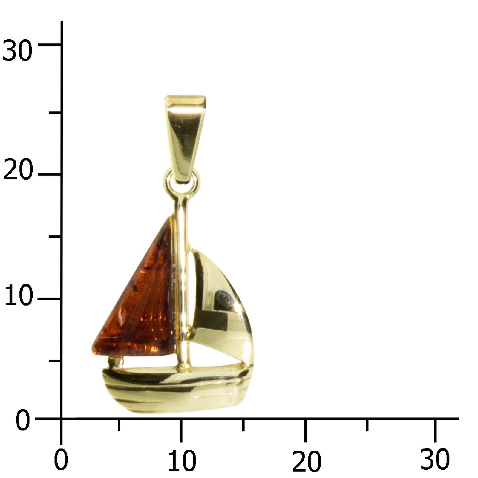 OSTSEE-SCHMUCK Kettenanhänger Ostsee-Schmuck Anhänger Schiffchen Anhänger S günstig online kaufen