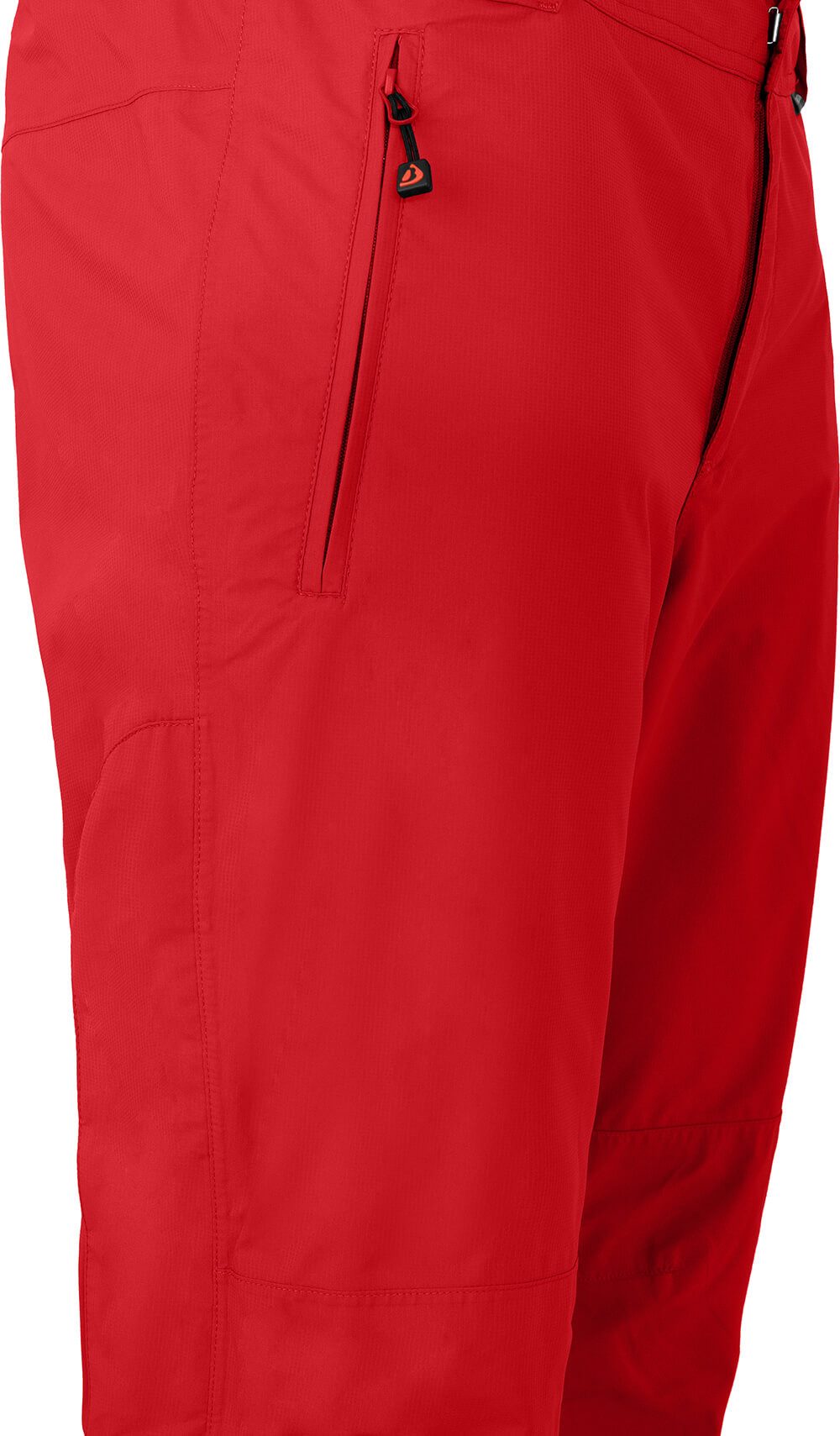 Bergson Regenhose MITCHELL COMFORT Herren Regenhose, Netzfutter, 12000 mm Wassersäule, Kurzgrößen, salsa