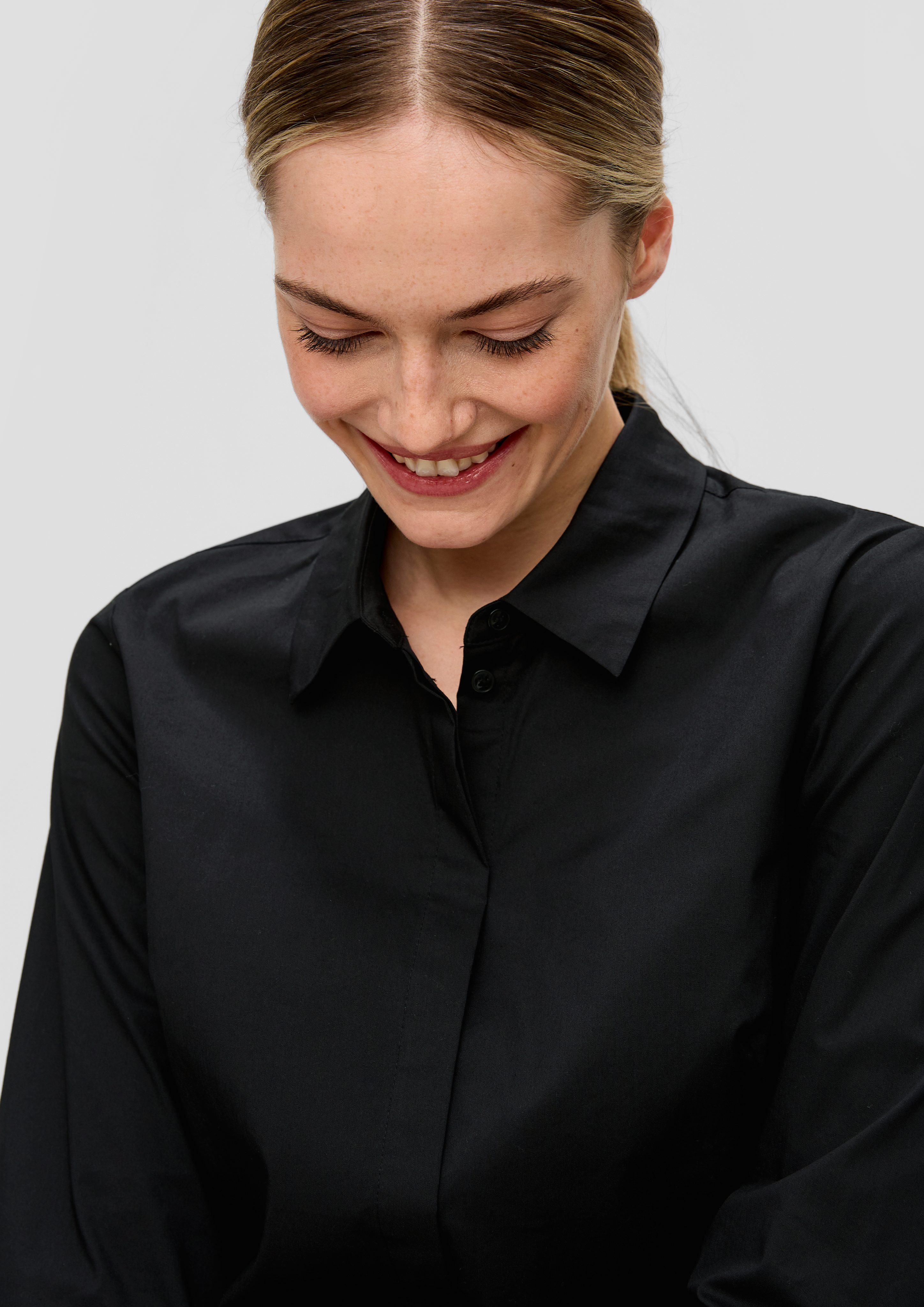 s.Oliver BLACK LABEL Langarmbluse Bluse mit günstig online kaufen