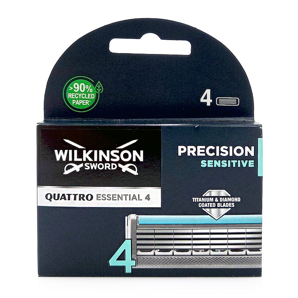 Wilkinson Rasierklingen Wilkinson Quattro Essential 4 Precision Sensitive 4er Pack