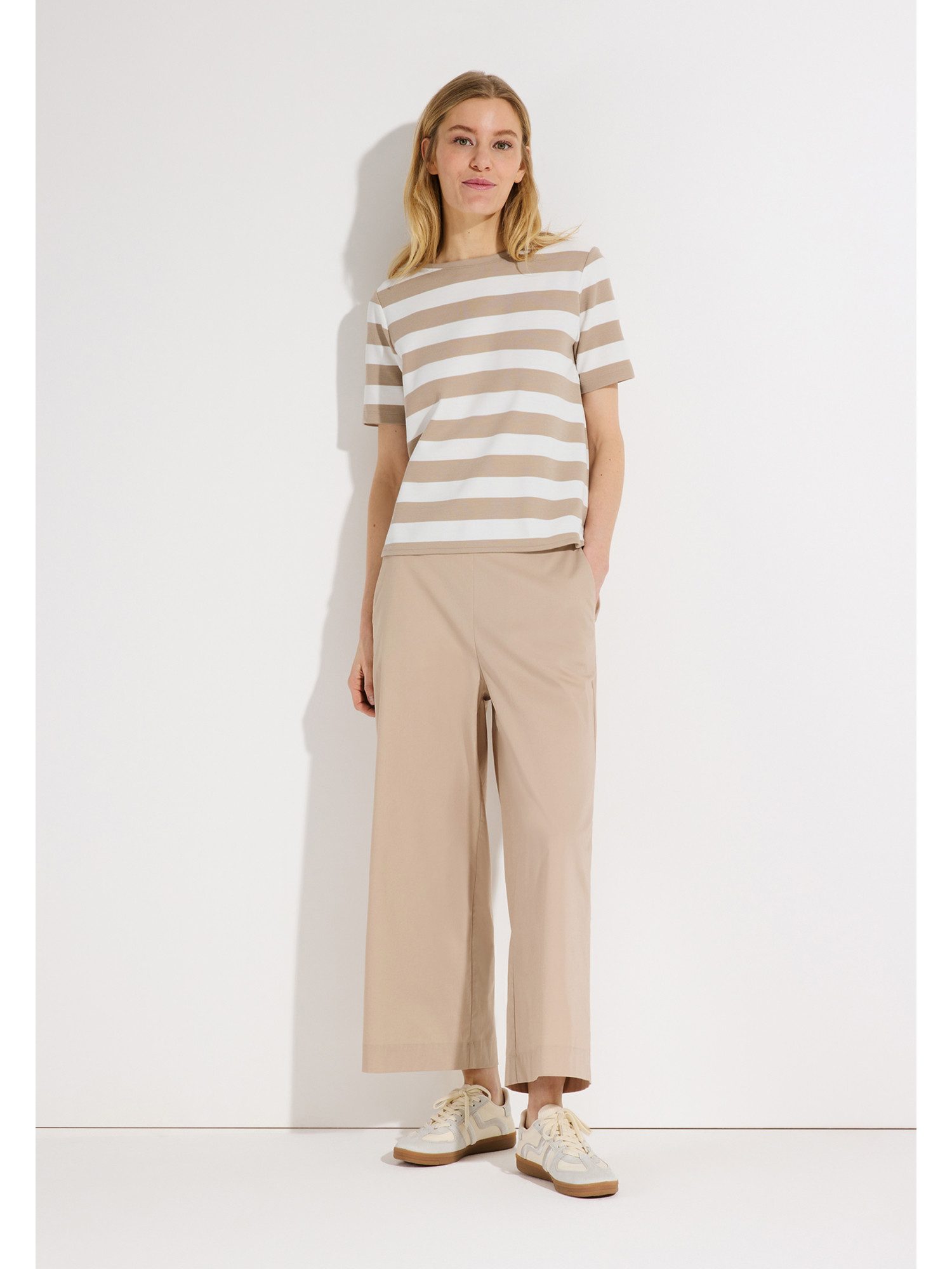 MORE&MORE Culotte lässige, weite, verkürzte Schlupfhose