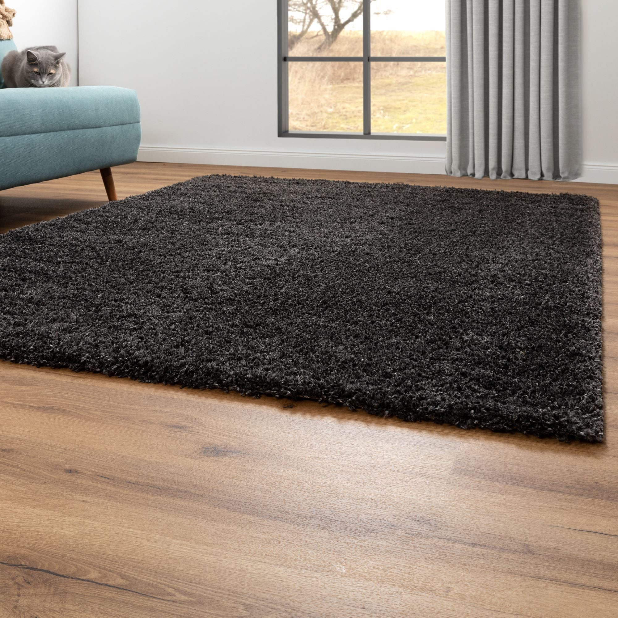 Steffensmeier Hochflor-Teppich Valencia, Rechteckig, Shaggy, Langflor, Kuns günstig online kaufen