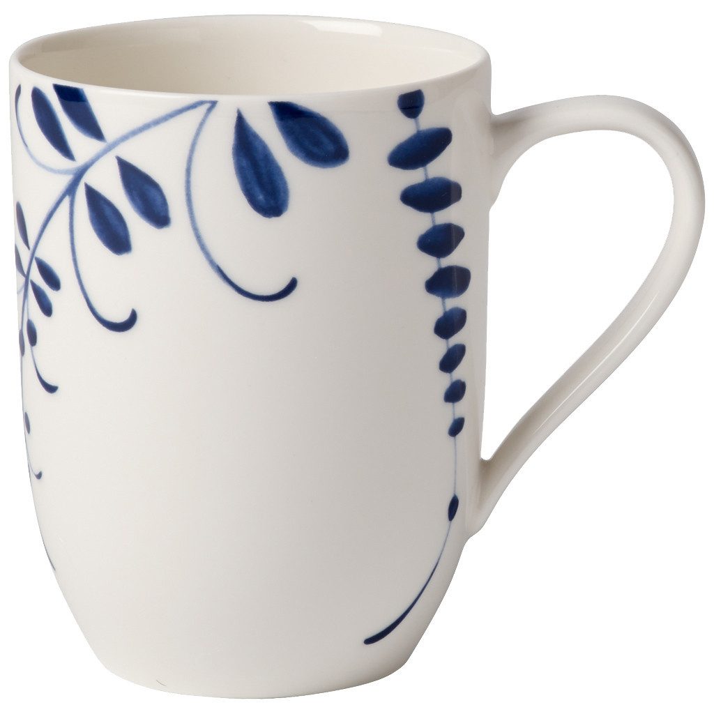 Villeroy & Boch Tasse Vieux Luxembourg Brindille Becher mit Henkel 0,34l, Porzellan