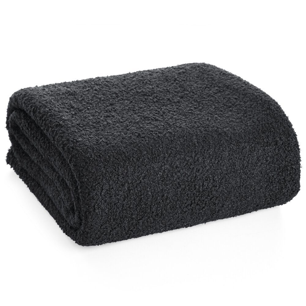 Wohndecke Bouclé, Eurofirany, Kuscheldecke in Schaffell-Optik, weich & gemütlich