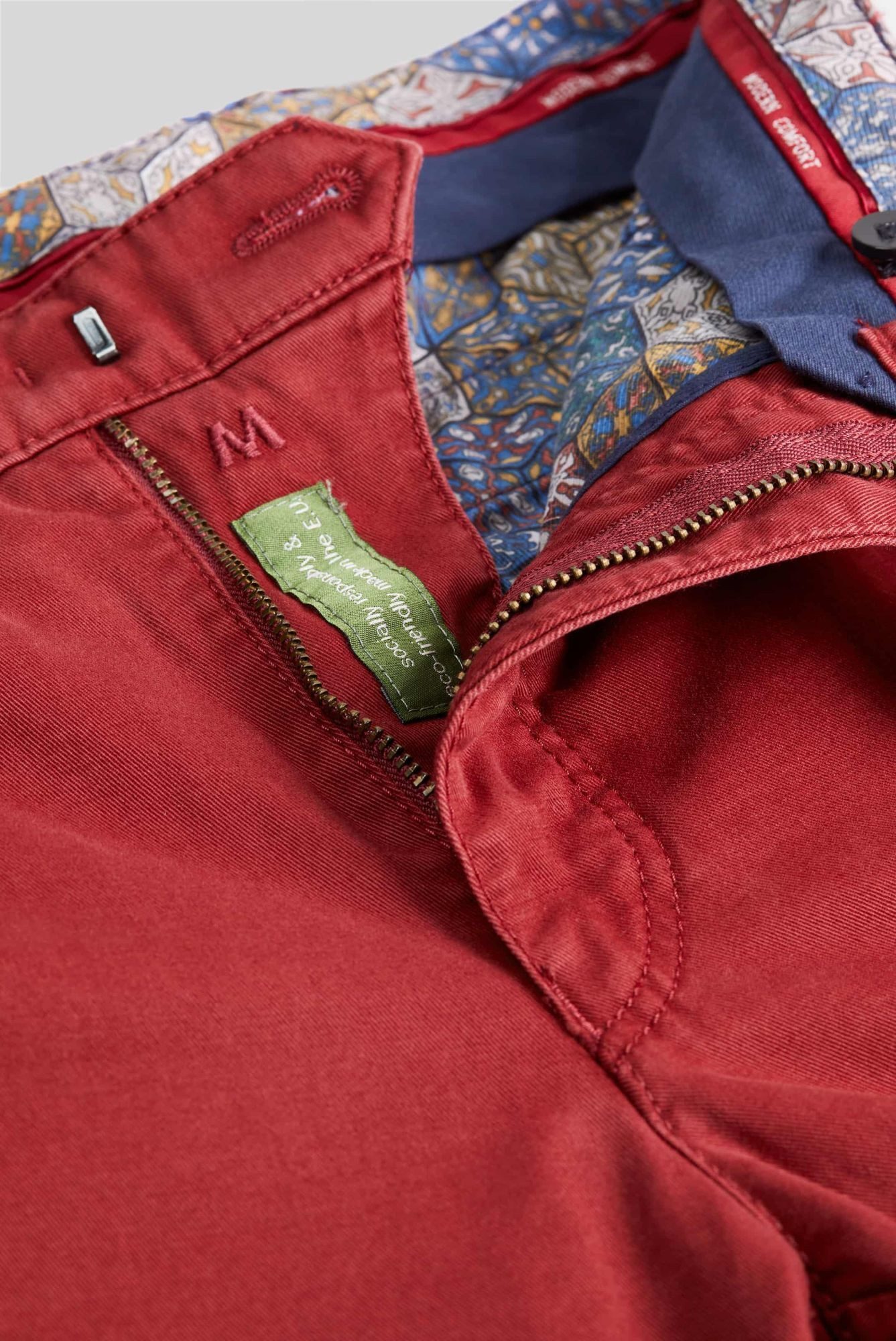 MEYER Chinos Roma mit Stretch-Dehnbund