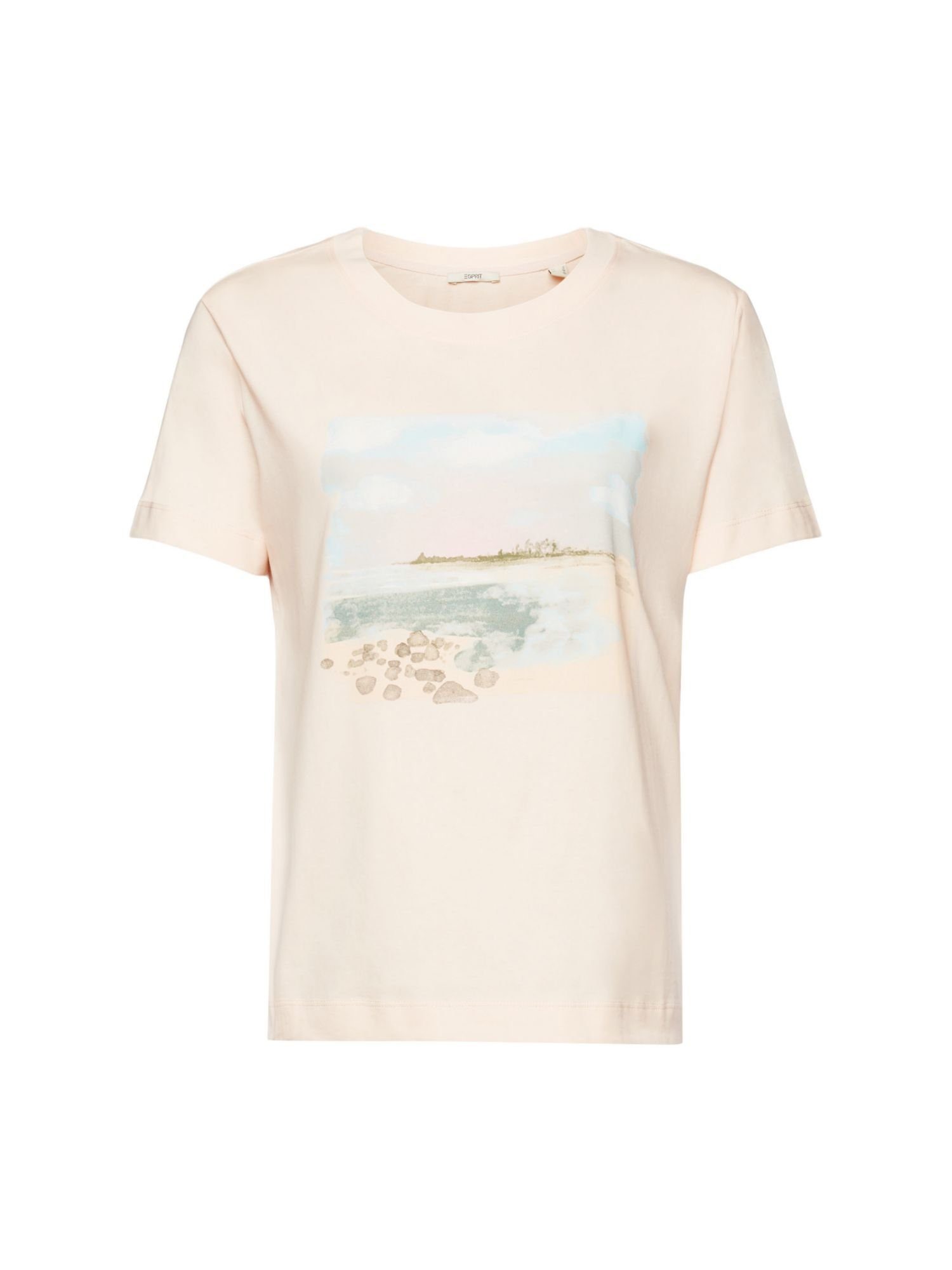 T-Shirts Esprit (1-tlg) PEACH T-Shirt