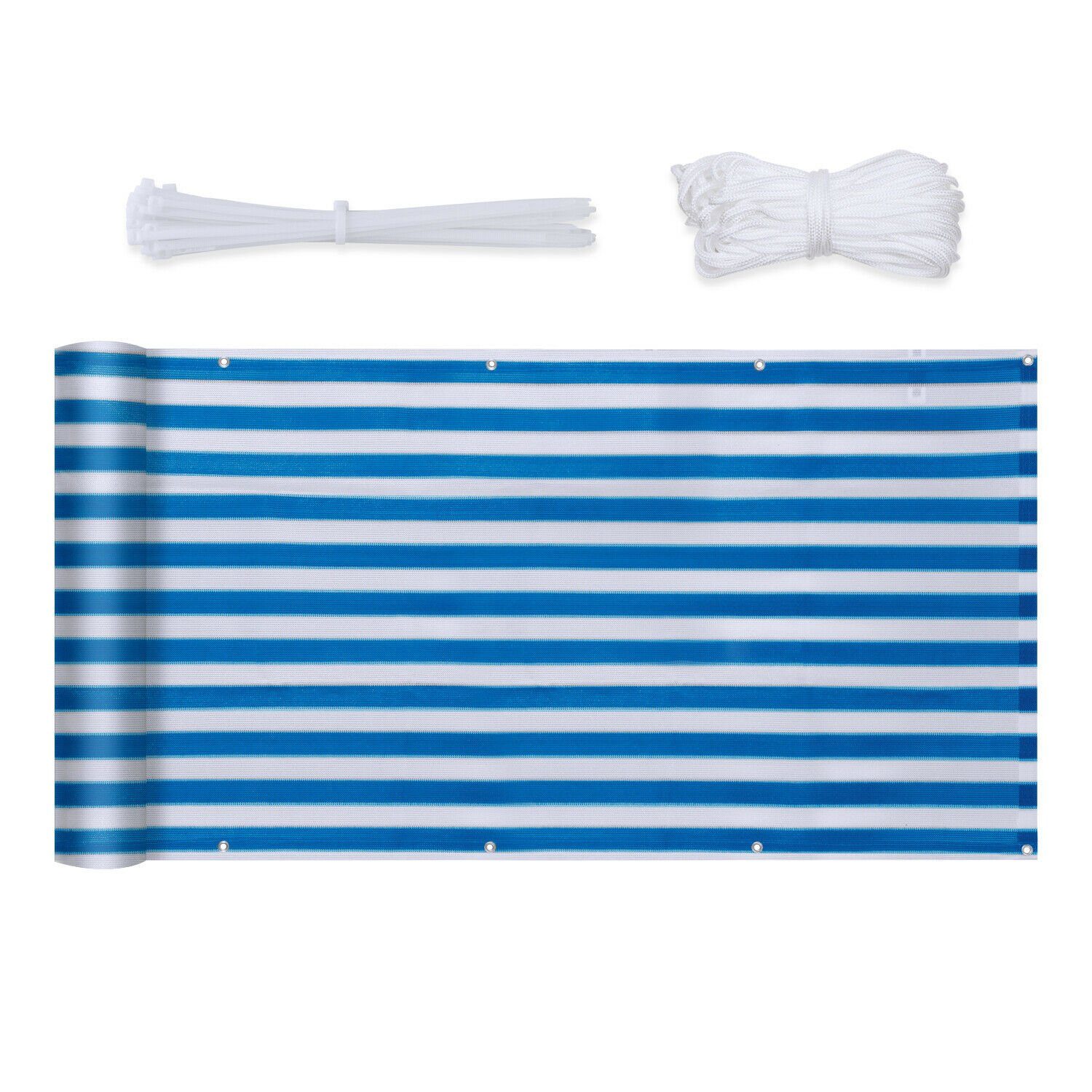 Balkonsichtschutz Balkonverkleidungen Sichtschutz Balkonbespannung Windschutz, aus HDPE