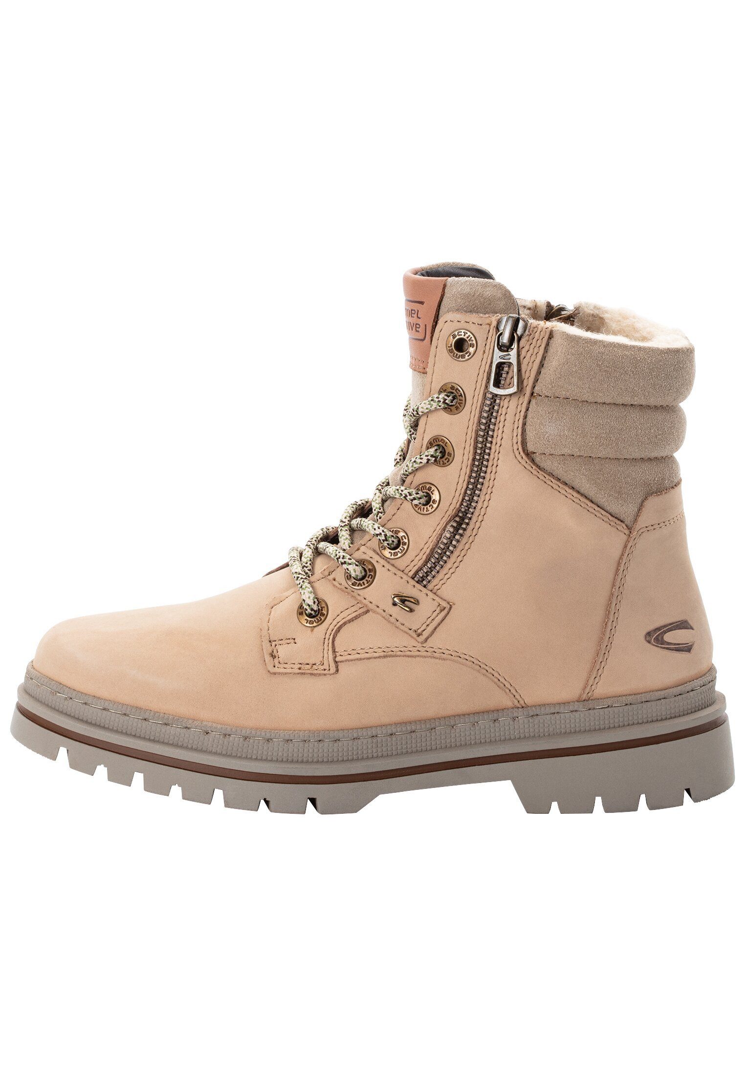 Leder Boot Schnürschuh