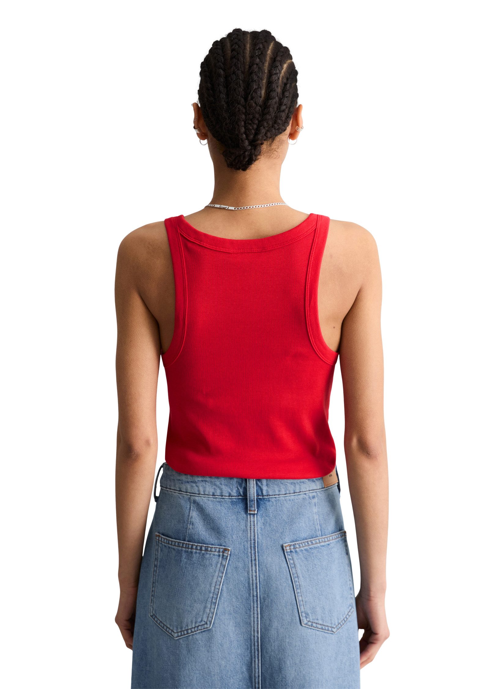 Marc O'Polo DENIM Tanktop slim fit aus Bio-Baumwoll-Stretchjersey günstig online kaufen