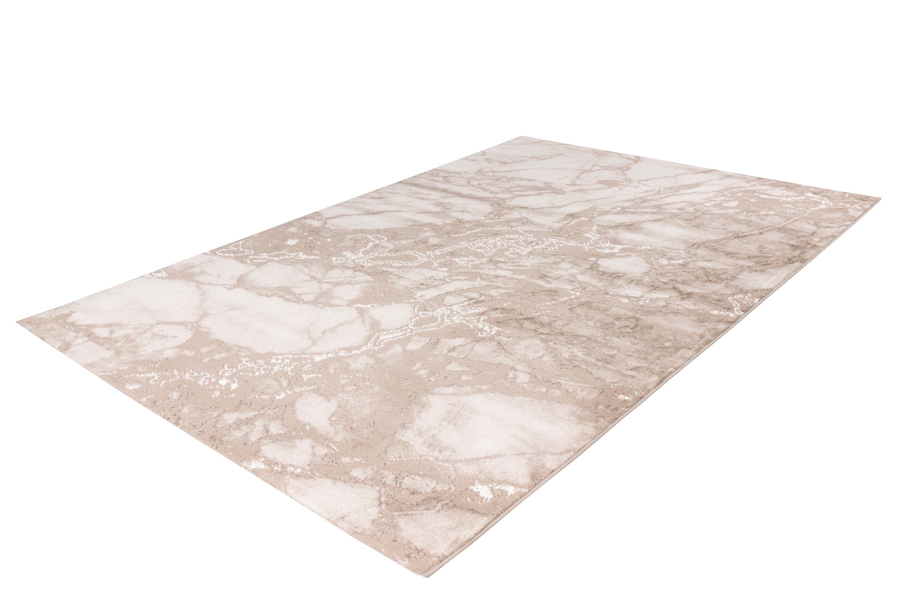 Kayoom Teppich Mineral 425, rechteckig, Höhe: 12 mm, Kurzflor, Hoch Tief Struktur, Wohnzimmer