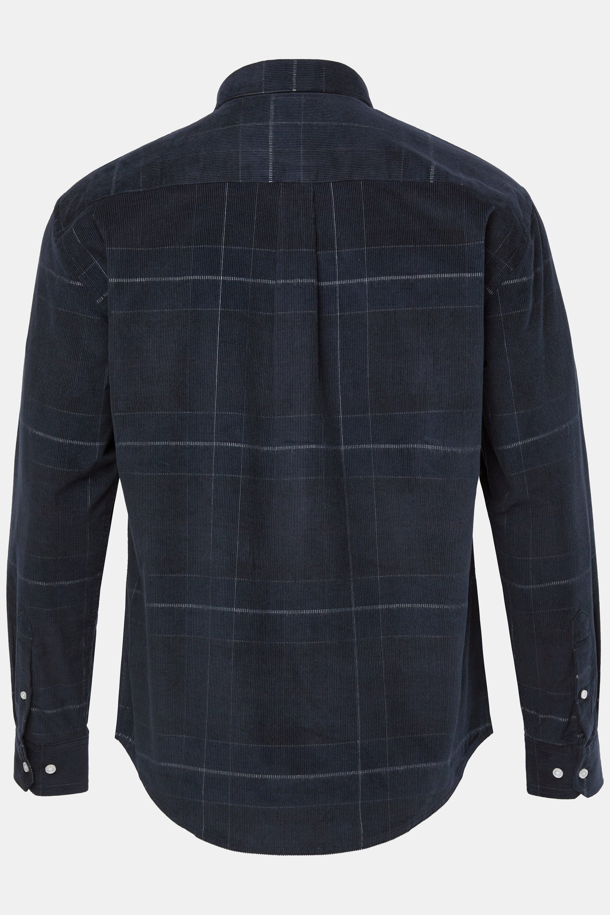 JP1880 Businesshemd Cord-Karohemd Langarm Buttondown-Kragen Modern Fit