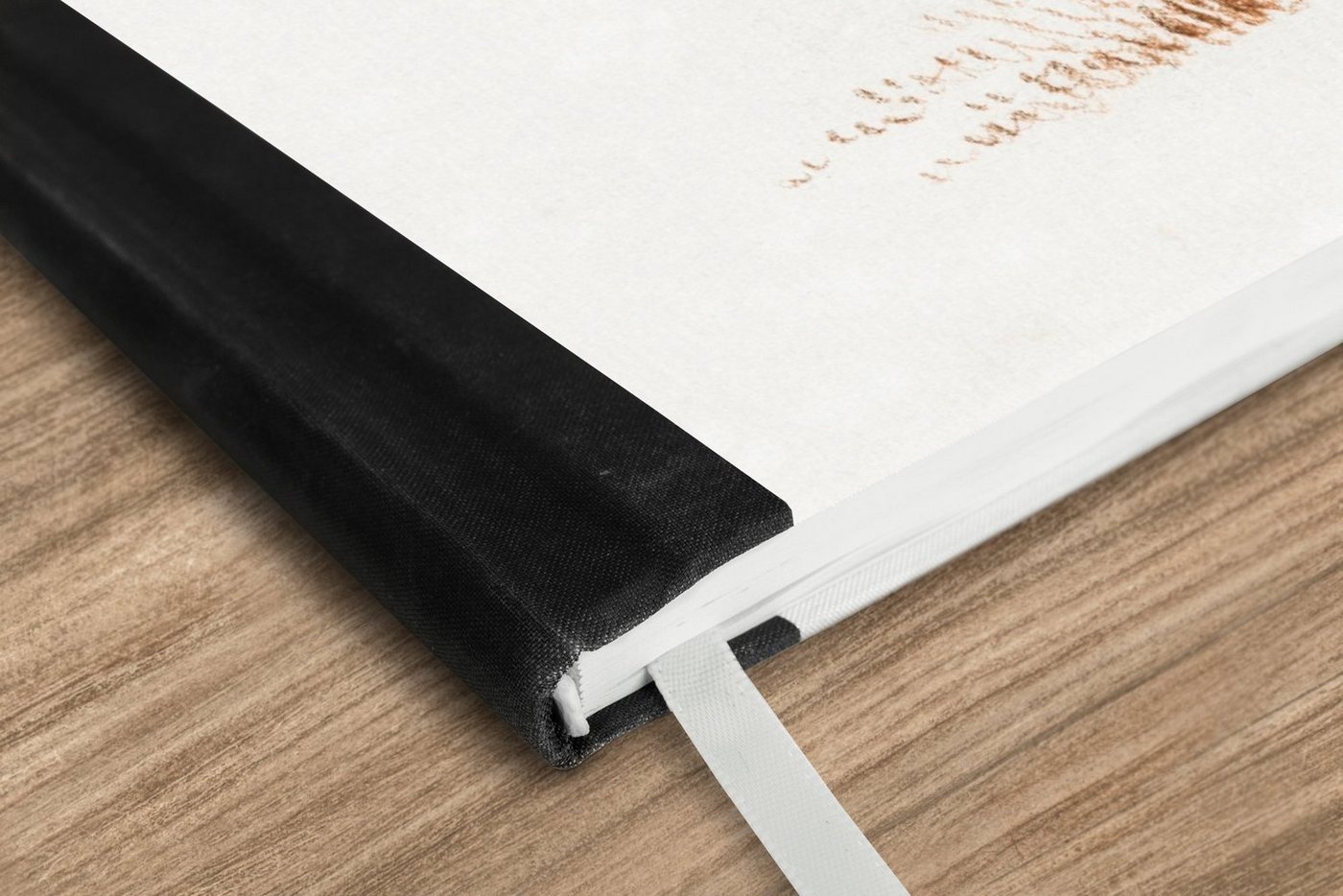 Thumbnail - MuchoWow Notizbuch Stehendes Pferd, von hinten - Kunstdrucke von Jean Bernard, Notebook, Notizblock a5, Tagebuch, Journa...
