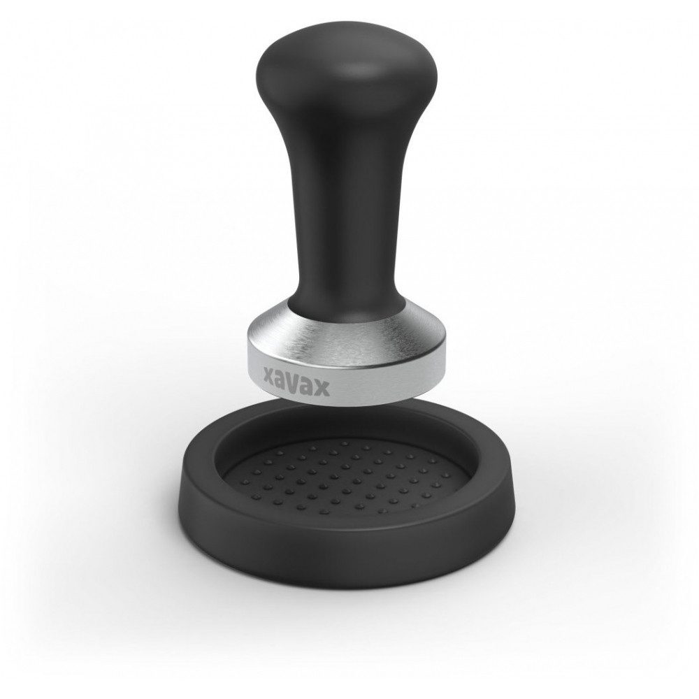 Tamper Xavax Tamping-Set schwarz für perfekten Kaffee.