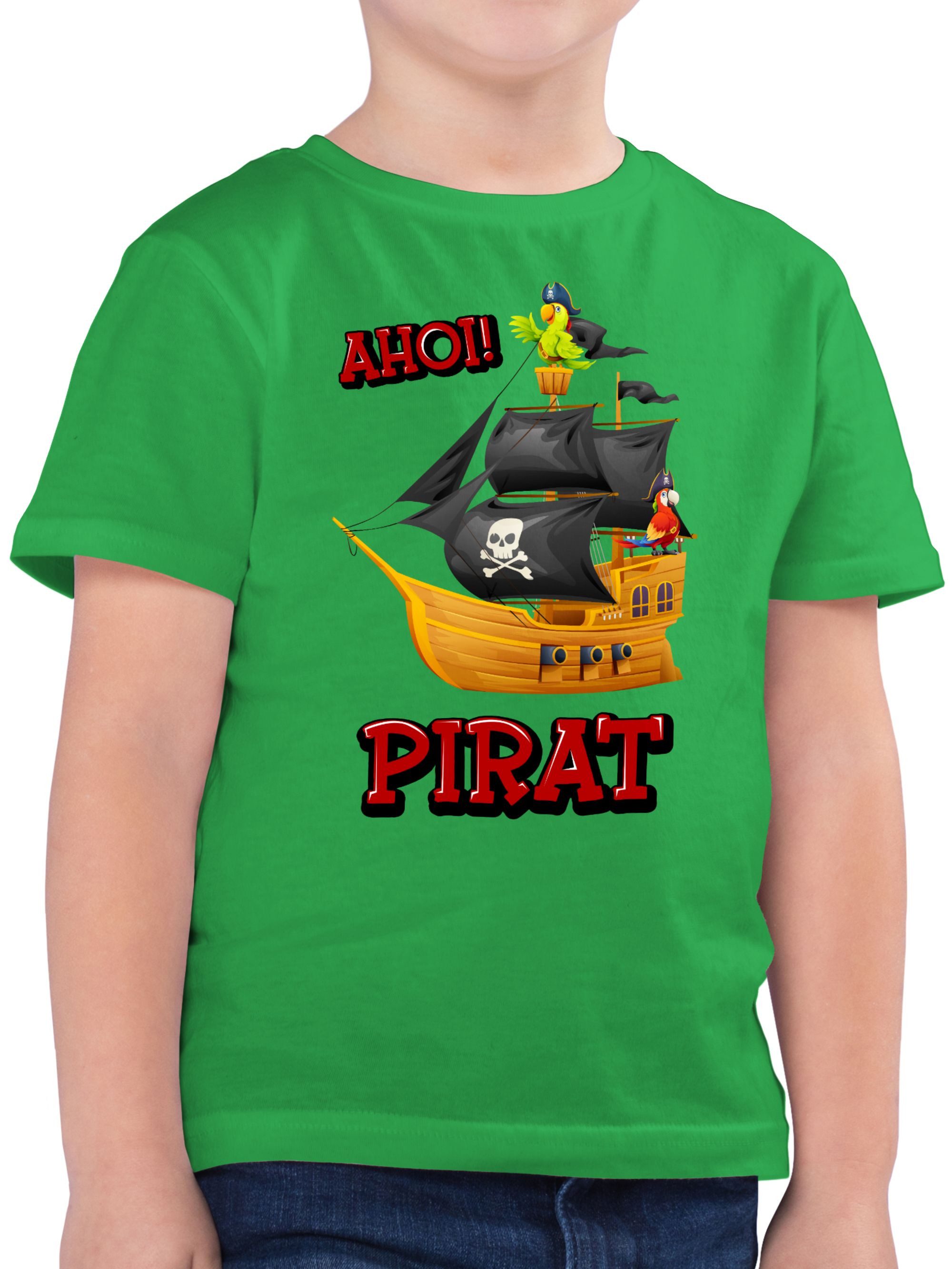 T-Shirt Ahoi Pirat, Piratenschiff, Piratenmotiv, Piratenparty, Ahoi Pirate