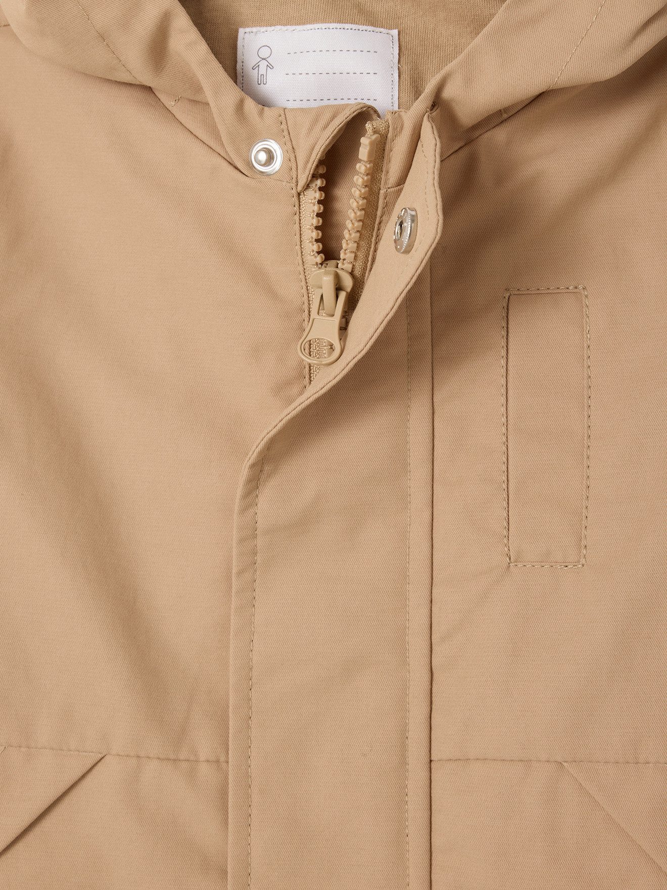 vertbaudet Parka Baby Parka mit Kapuze