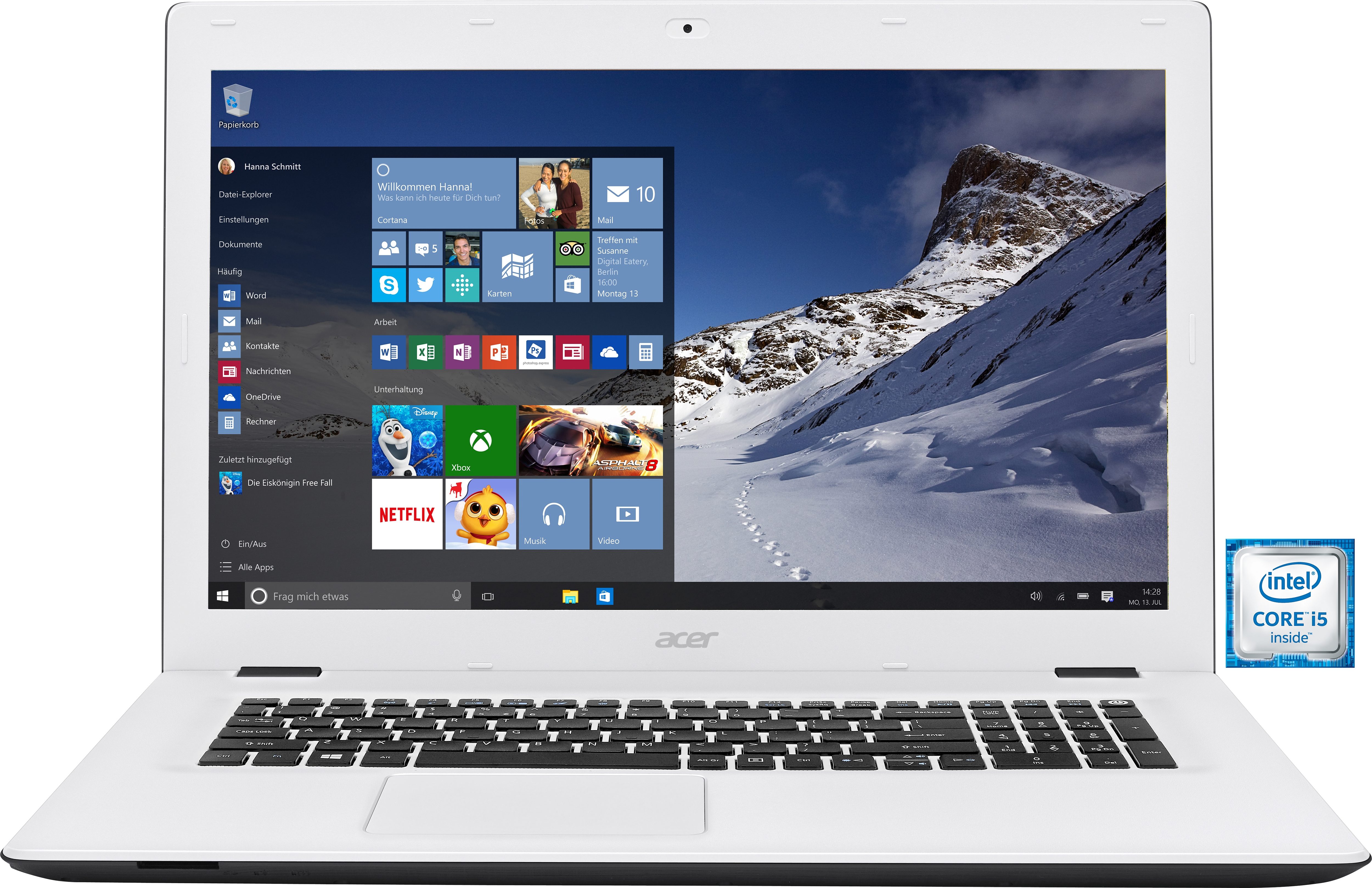 Acer Aspire E17 E5772G52UJ Notebook, Intel® Core™ i5, 44 cm (17,3 Zoll), 1000 GB Speicher