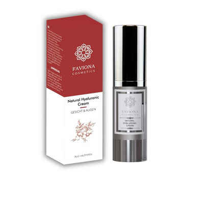 FAVIONA Gesichtspflege Feuchtigkeitscreme Anti-Aging-Pflege mit Hyaluronsäure Vitamin C, E, Verwenden Sie die Hyaluron-Creme einfach als kühlende Maske.