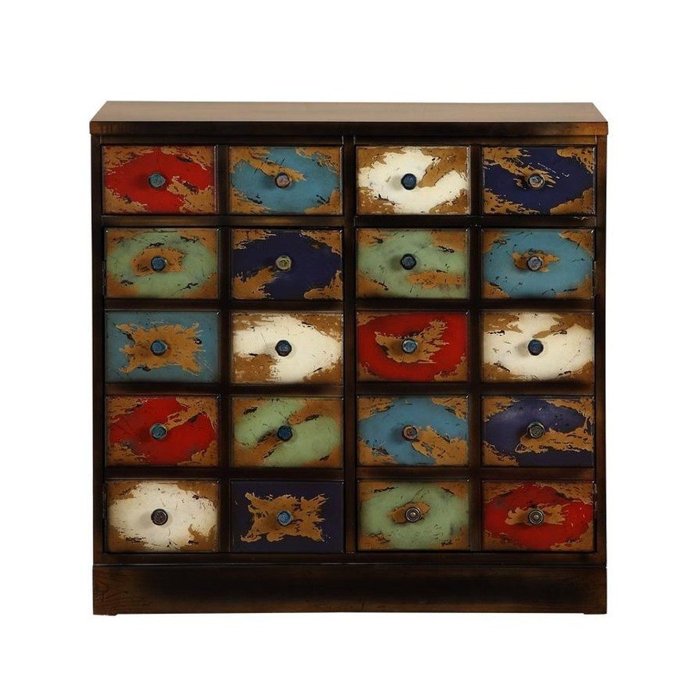 JVmoebel Apothekerschrank Klassische Garderobe mit Schubladen und Regalfächern Made in Europa