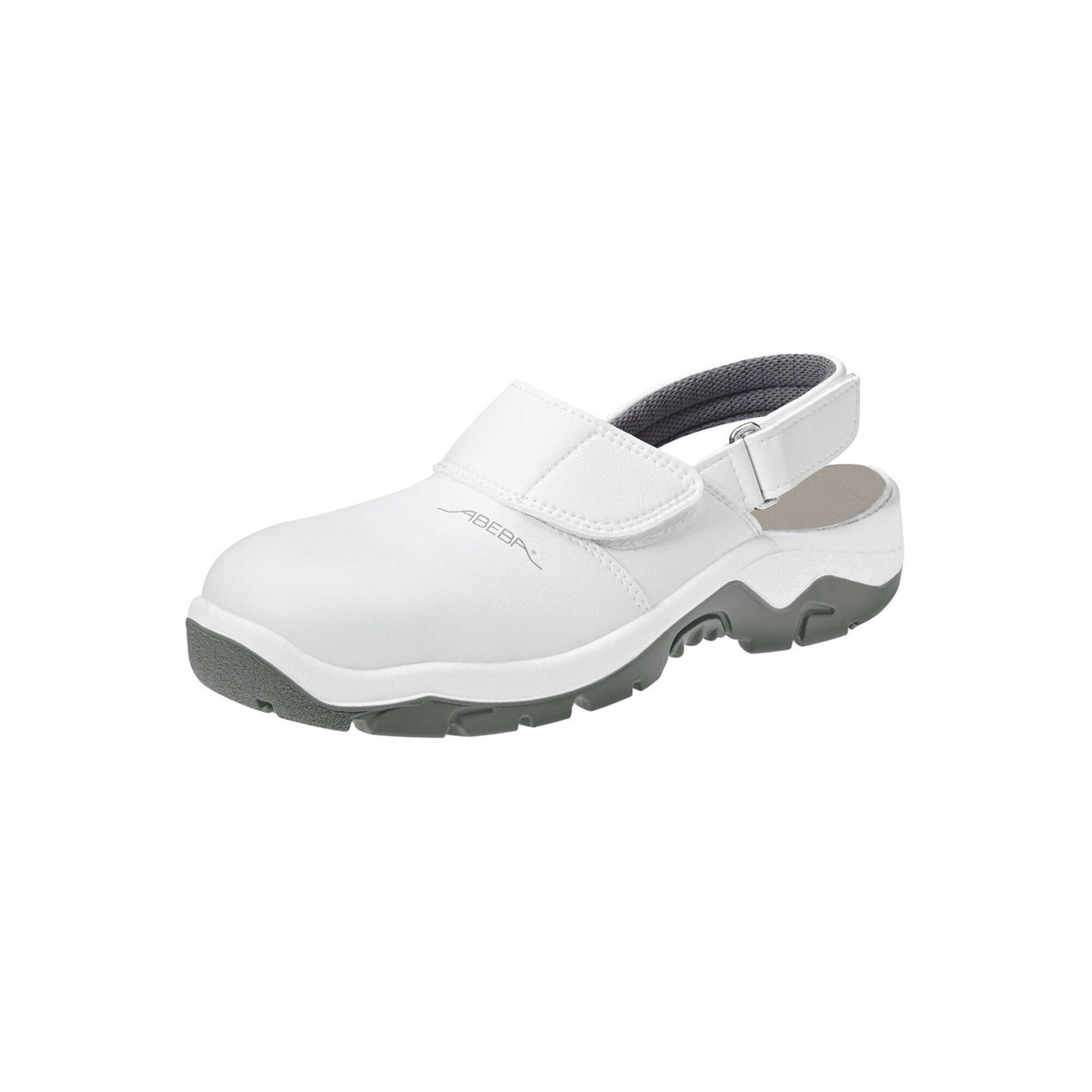 Abeba Abeba Berufsschuh Clog weiß/grau 2120, SB, EU-Schuhgröße: 40 Sicherheitsschuh