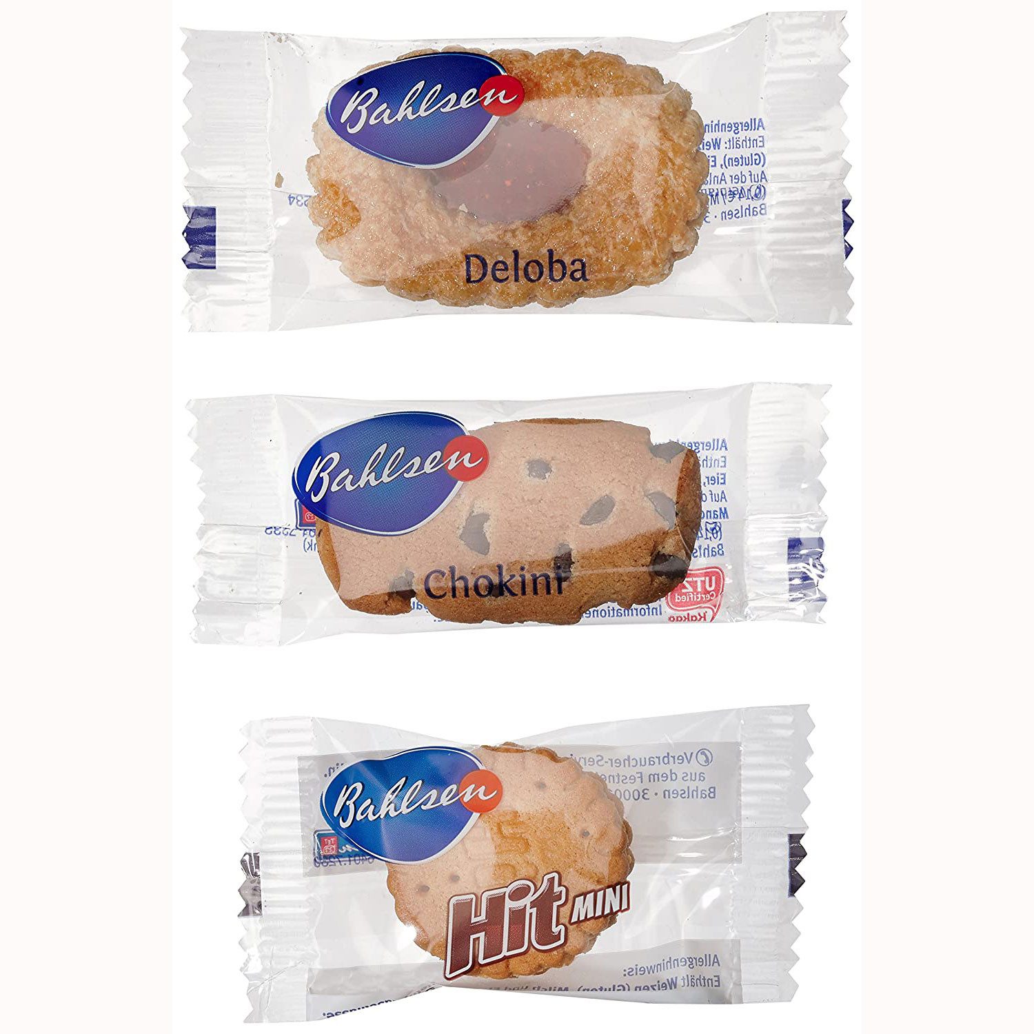 LEIBNIZ Kekse, Bahlsen Süsses Dreierlei Portionspackung Deloba Hit Minis Chokini 987g