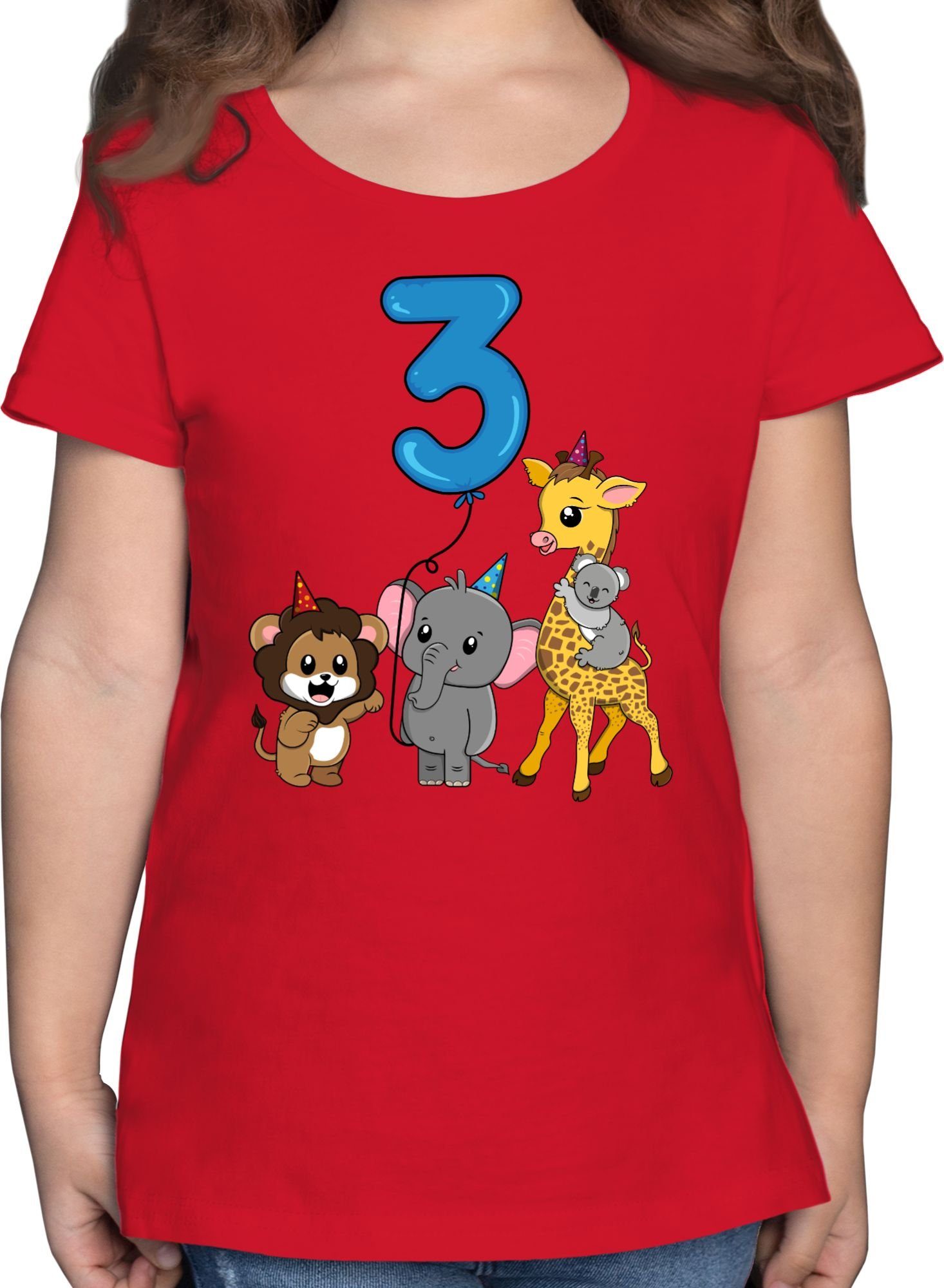 T-Shirt Tiere mit Ballon Dritter