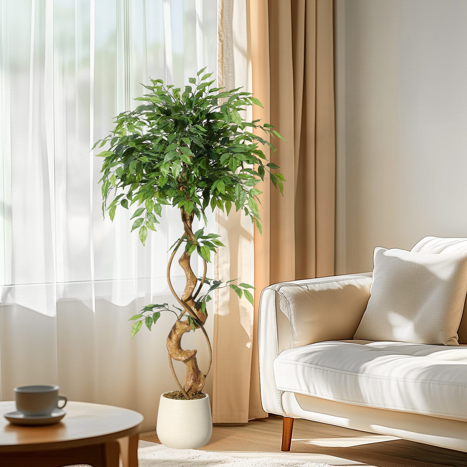 Kunstbaum 1.2/1.5/1.8m große künstliche Ficus-Bäume, künstliche günstig online kaufen