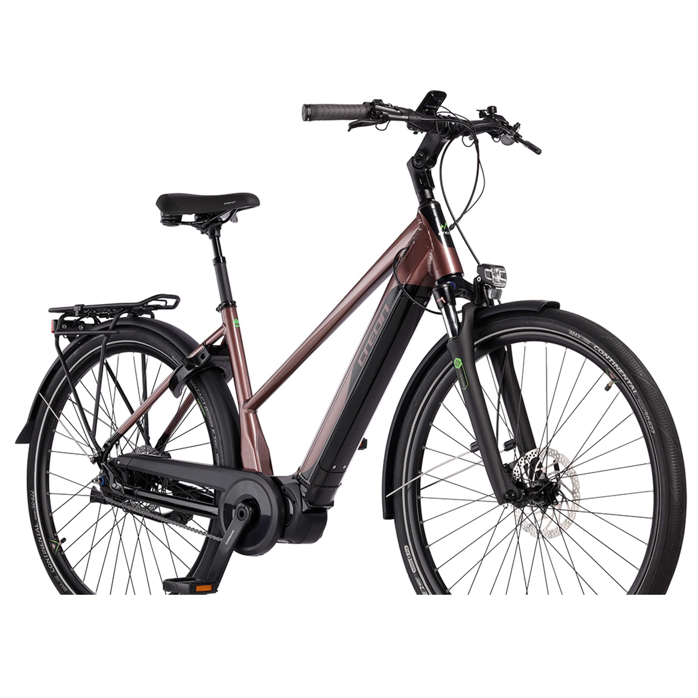 Airtracks E-Bike Cityrad 28" Damen E-Bike City Bike Fahrrad e-TOURING 11.7 SHIMANO STEPS E-6100, 5 Gang SHIMANO NEXUS INTER 5 Schaltwerk, Nabenschaltung, Mittelmotor, 504 Wh, Damen Fahrrad - 48cm 53cm