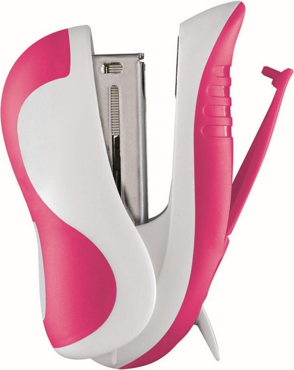 MAPED Heftgerät Heftgerät Ergologic Mini 26/6 15 Blatt 27mm farbig sortiert