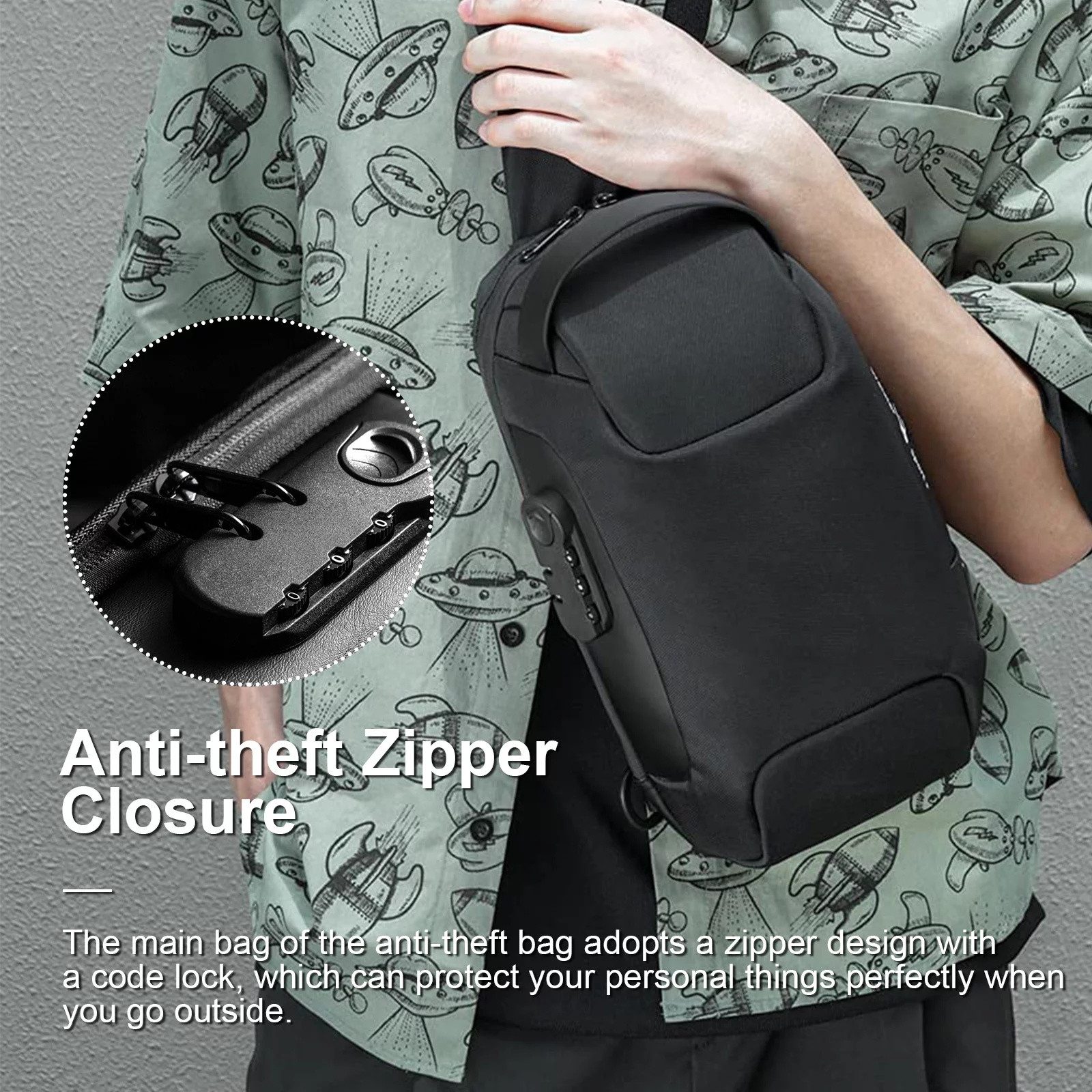ZEUOPQ Schultertasche Brusttasche Sling Bag Umhängetasche günstig online kaufen