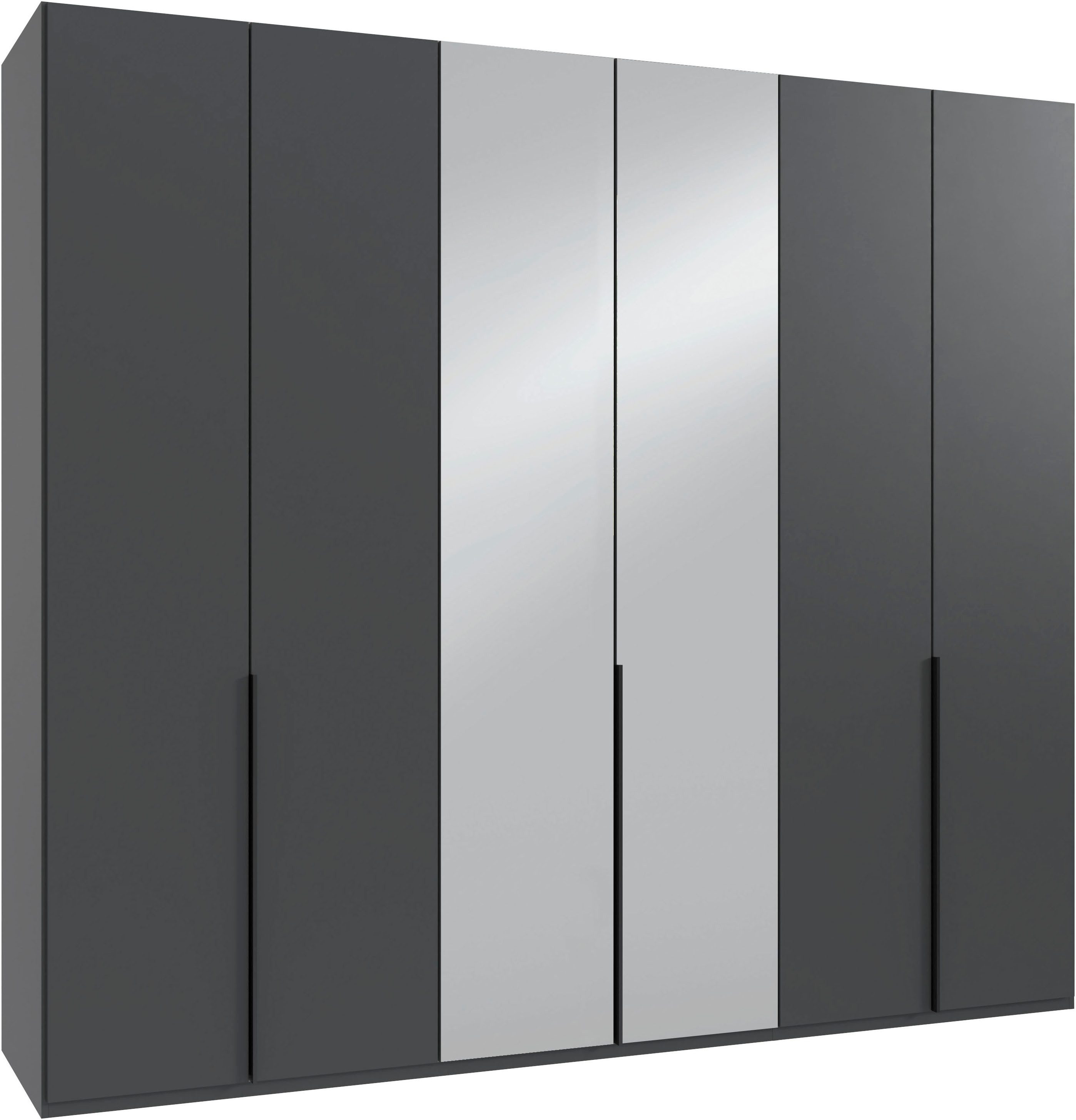 Wimex Drehtürenschrank "Mugano" mit langen oder kurzen Griffen aus Metall, günstig online kaufen