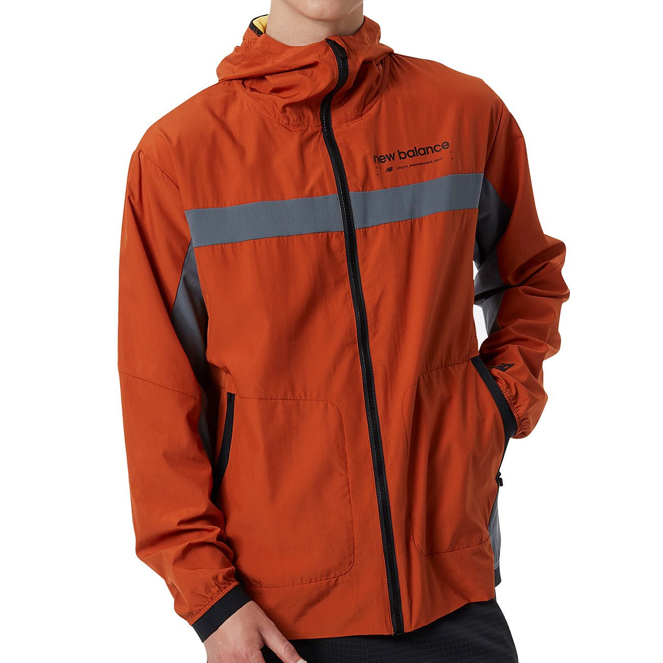 New Balance Regenjacke New Balance R.W. Tech Lightweight Woven Jacket Herren Rust Oxide