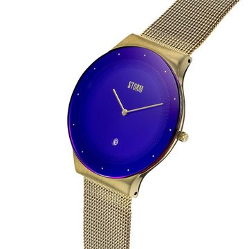 STORM Quarzuhr Storm Unisex Uhr 47391/GD/B Terelo Gold Blue, (1-tlg)