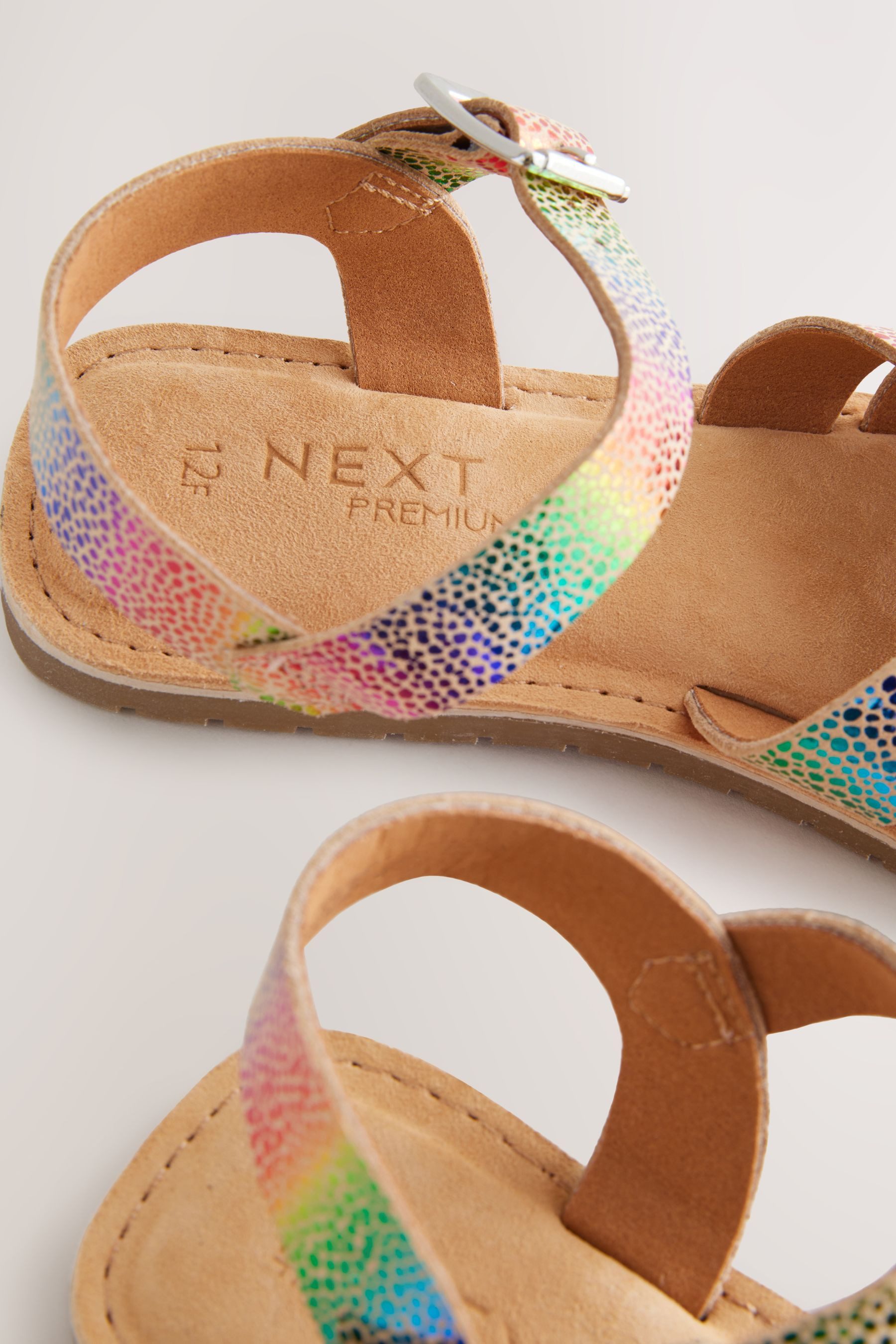 Next Sandalen aus geflochtenem Leder, weite günstig online kaufen