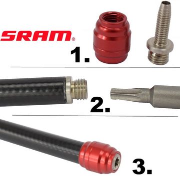 SRAM Scheibenbremse SRAM Insertpin + Olive Scheibenbremse Klemmring Hydraulikleitung