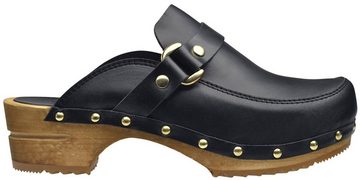 Sanita Sanita Wood Lillen Black Clog