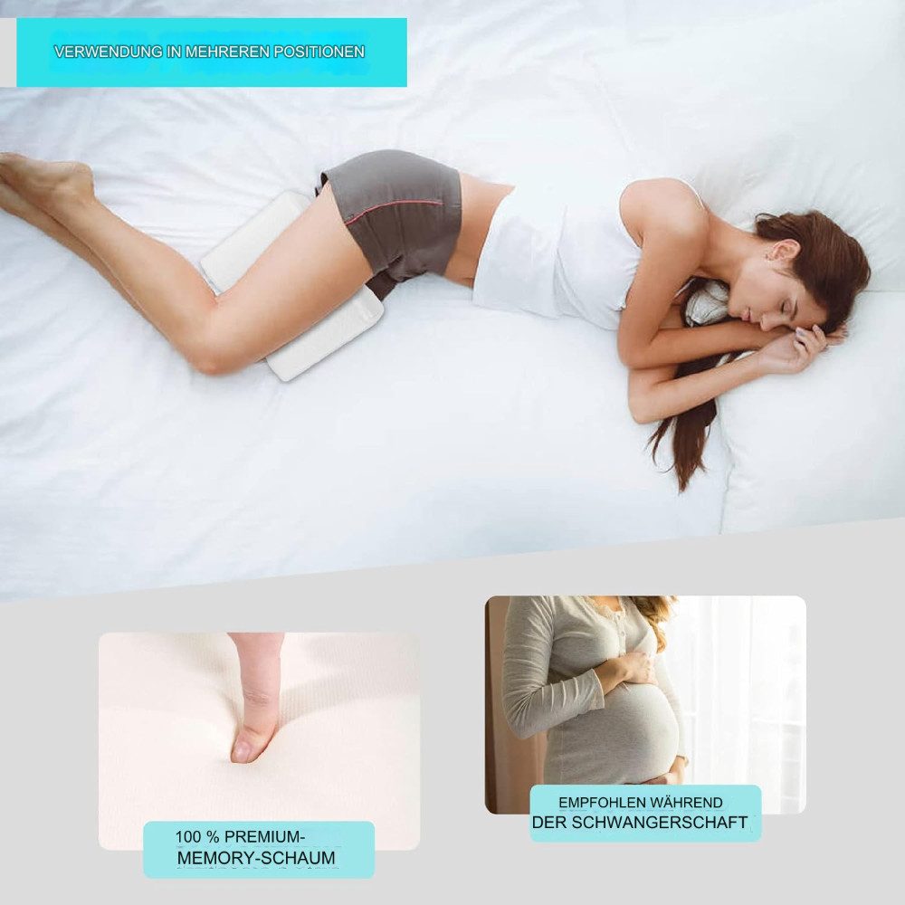 UMI Keilkissen XXL Lesekissen Rückenkissen Multikissen Keilkissen Rückenstütze, Weiches Kissen Beinkissen Lendenkissen Ergonomisches Design Nackenkissen, 1x Memory Forest Dreieckskissen Abnehmbarer Bezug Gesundheitskissen, Ergonomisches Design für Komfort und Unterstützung Komfortkissen