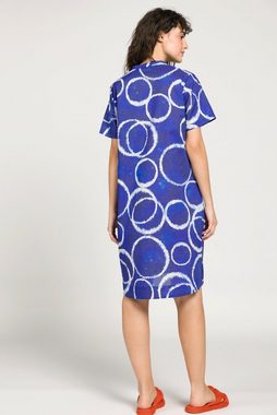 Gina Laura Jerseykleid Kleid Identity A-Line Tunika-Ausschnitt Halbarm